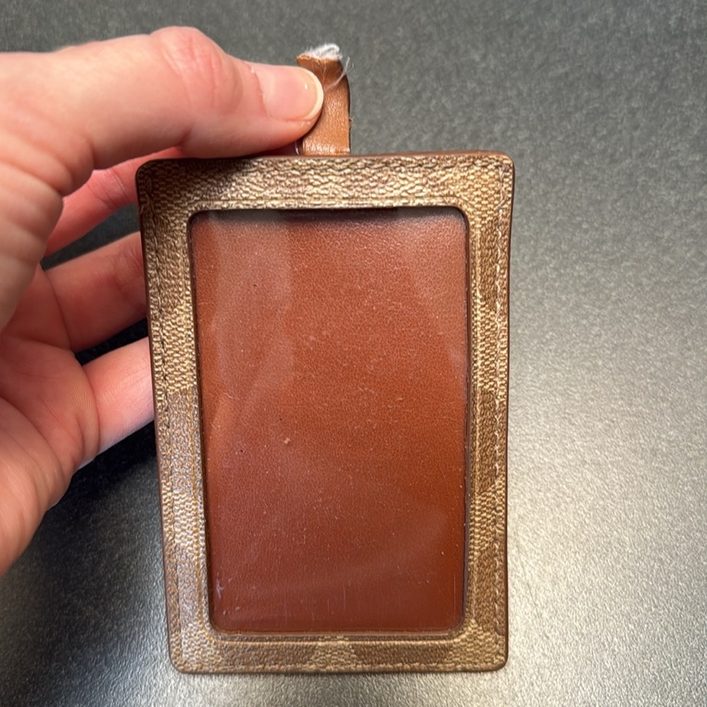 Coach Brown Card Holder - Picture 5 of 5